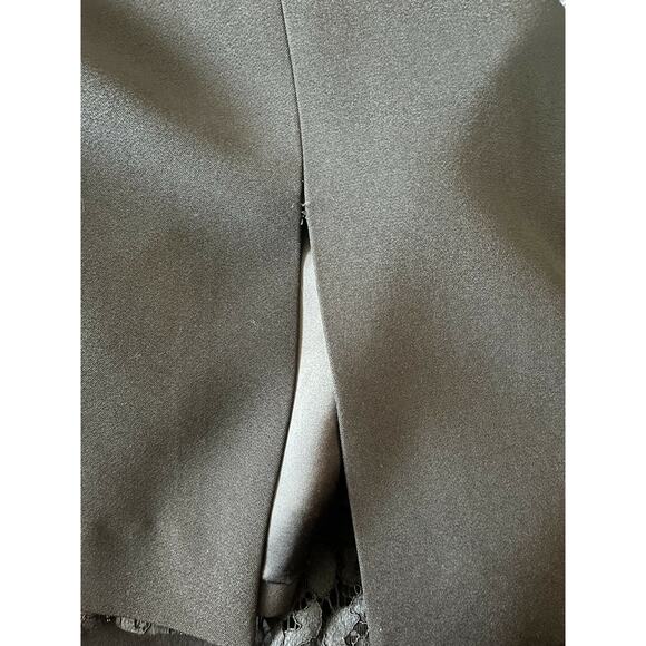 Gravitas Julia Lace Peplum Sheath Dress Black knee length back slit size 8 - Picture 9 of 9